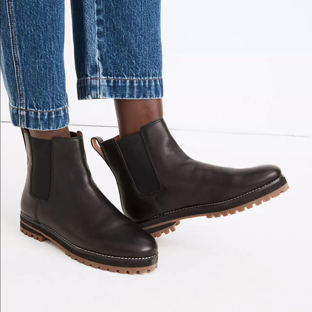 Madewell Ivy Chelsea Boot in Leather